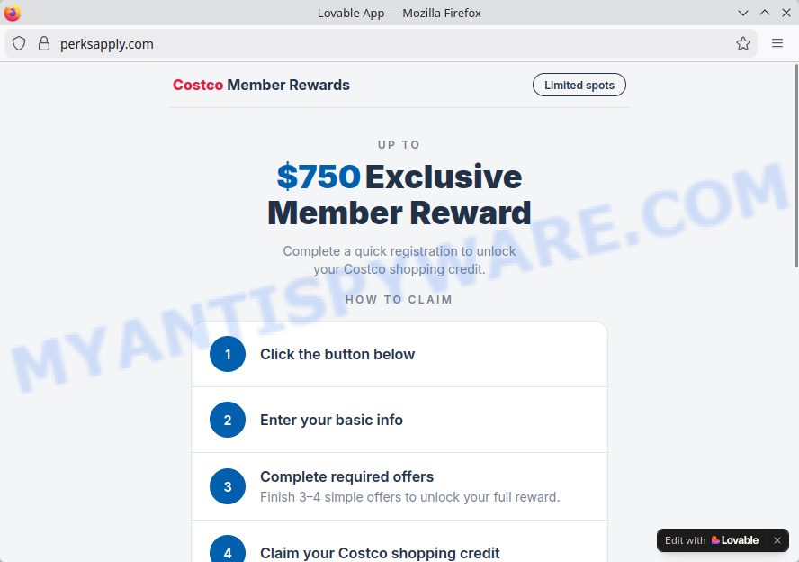 PerksApply.com Reviews, CostcoMember Rewards Scam Exposed