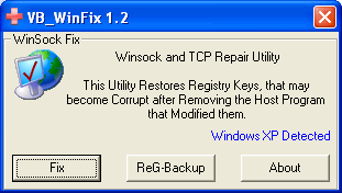 Winsock fixer